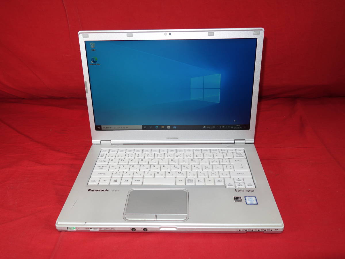 Panasonic　CF-LX5 【Core i5-6300U】 ★ Windows 10 ★ 4GB/無線LAN/Bluetooth/カメラ　訳あり中古 ノートPC 【10日間保証】_画像2