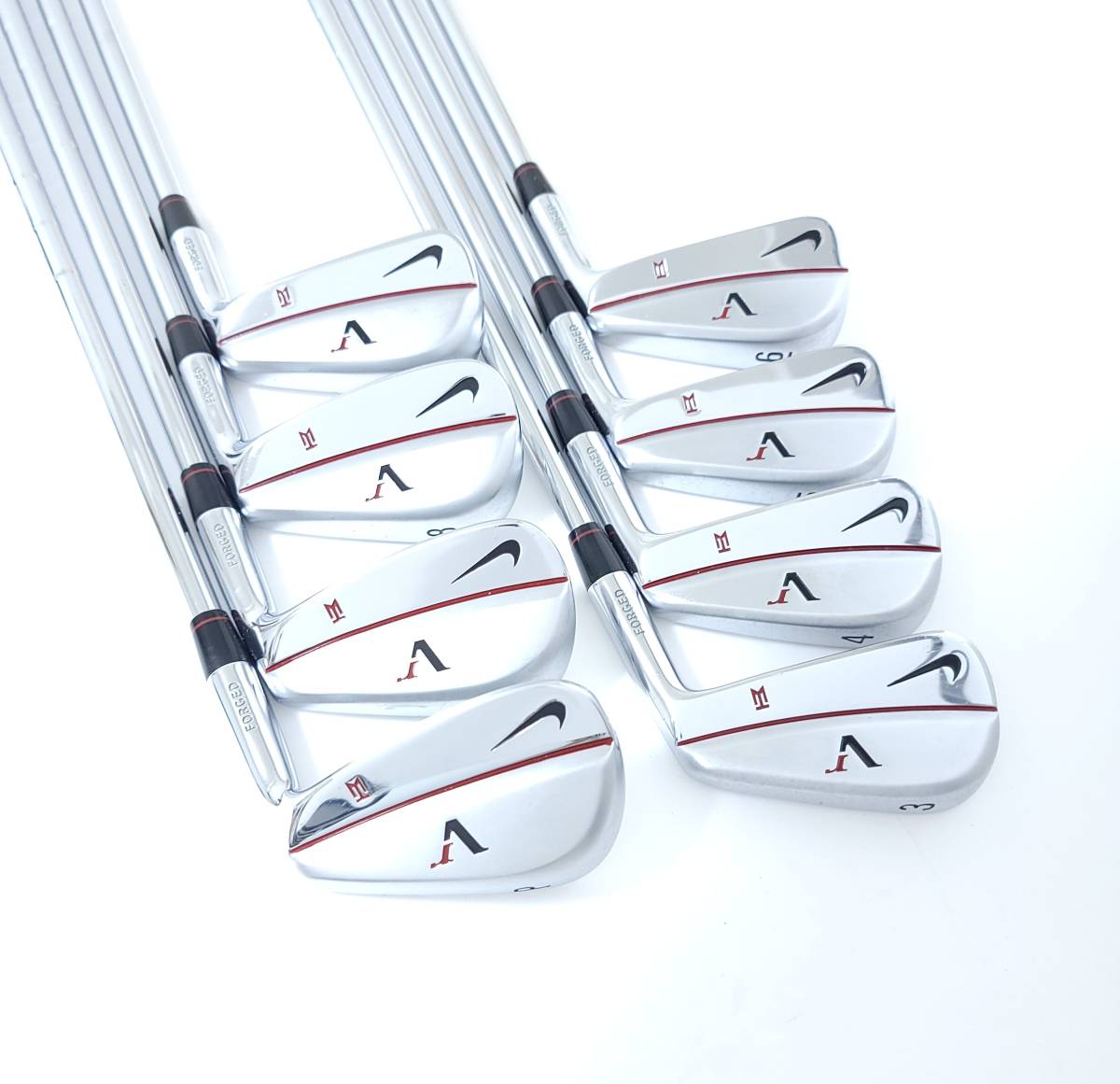 激レア美品 ナイキ VICTORY RED FORGED TW BLADE 8本セット アイアン