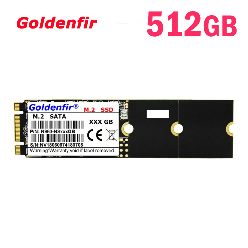 【最安値！】SSD Goldenfir M.2 512GB 2280 新品未開封 高速 SATA3 TLC 3D NAND 内蔵 デスクトップ ノートPC_画像1
