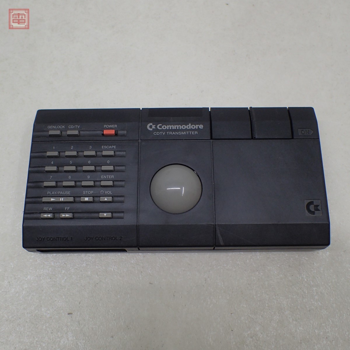 Commodore AMIGA CDTV トラックボールコントローラー CD-1200 CDTV TRANSMITTER 動作未確認【10