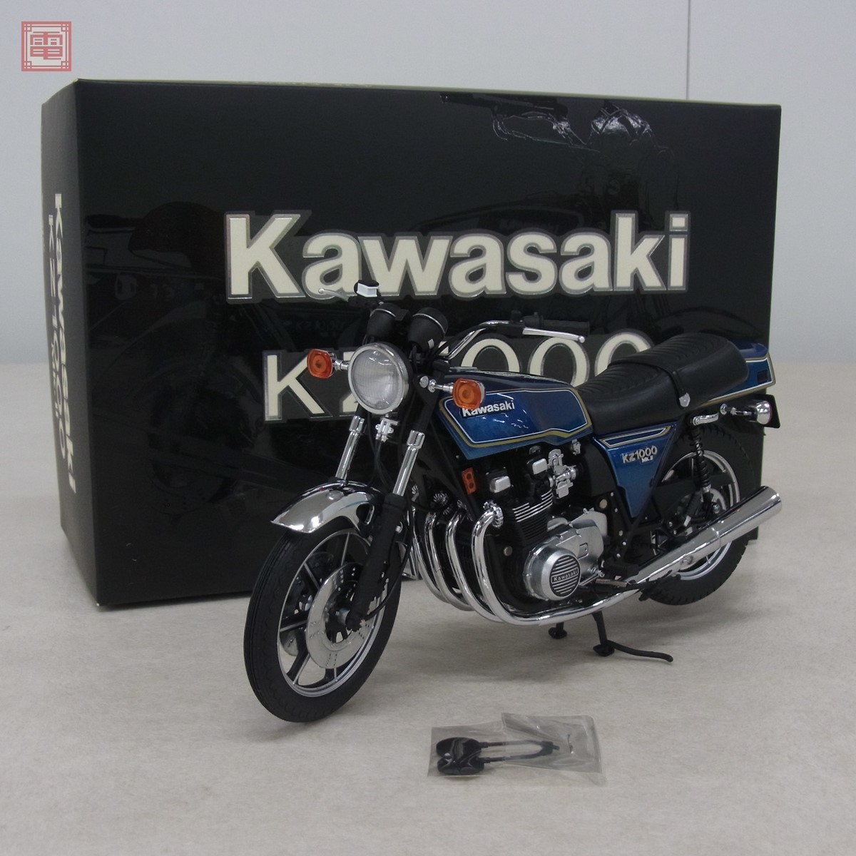 ウイッツ 1/12 カワサキ KZ1000 Mk.II ルミナスネイビーブルー No.BK126 WITS ウィッツ KAWASAKI MILE STONE【10