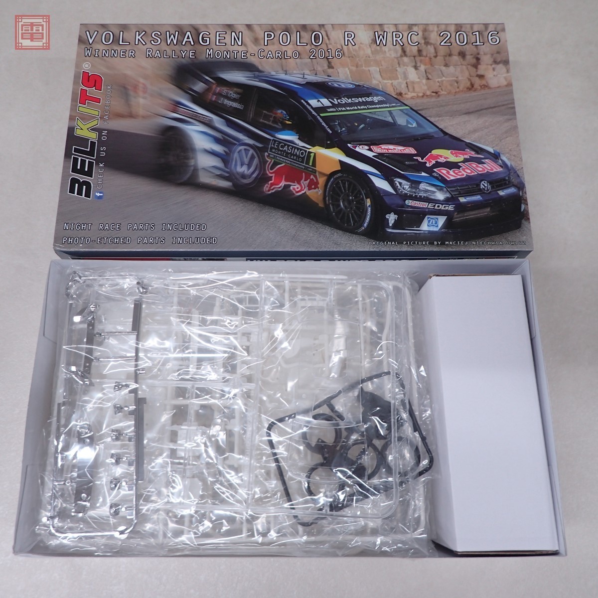 ベルキット 1/24 フォルクスワーゲン ポロR WRC 2016 モンテカルロ 2016 No.BEL-011 BELKITS VOLKSWAGEN POLO【20_画像2