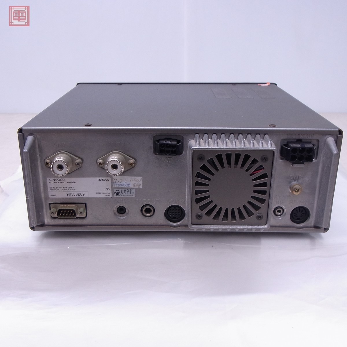 ケンウッド TS-570S HF帯/50MHz 100W オプションフィルター・取説付【40_画像3