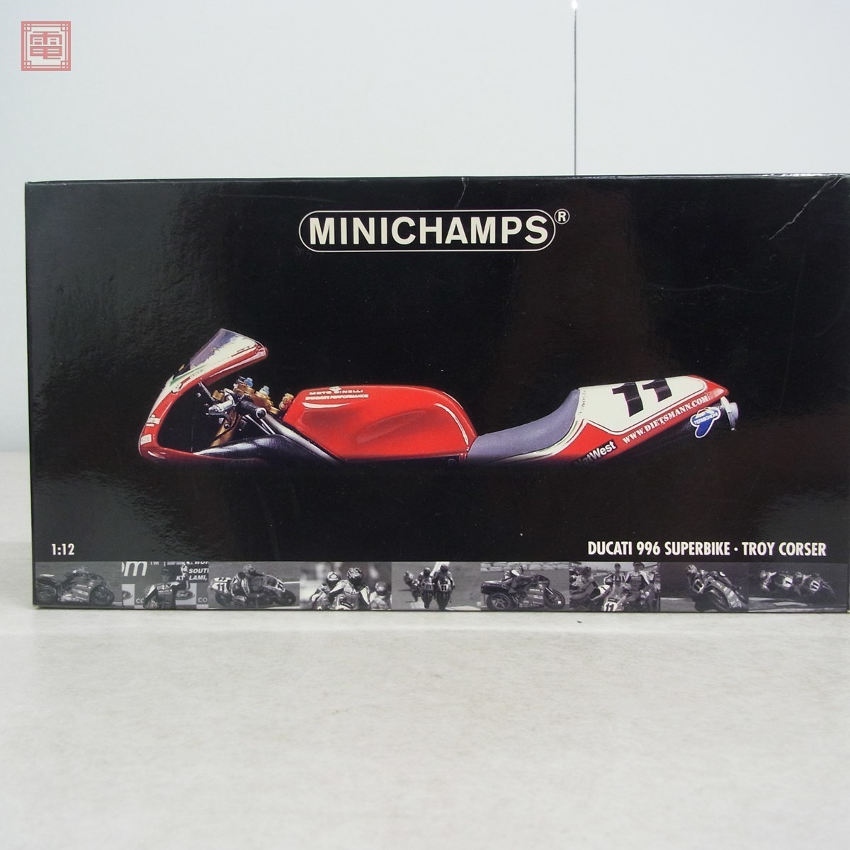 PMA 1/12 ドゥカティ 996 トロイ コーサー 1999 No.122991201 ミニチャンプス MINICHAMPS DUCATI SUPERBIKE TROY CORSER【20_画像2