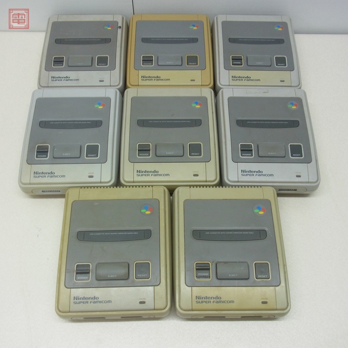 SFC スーパーファミコン 本体 まとめて35台セット Nintendo ニンテンドー 任天堂 未検品 パーツ取りにどうぞ【BA_画像8