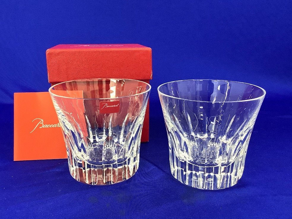 Baccarat バカラ ロックグラス 2点まとめ 元箱1点のみ ACBF 品 www