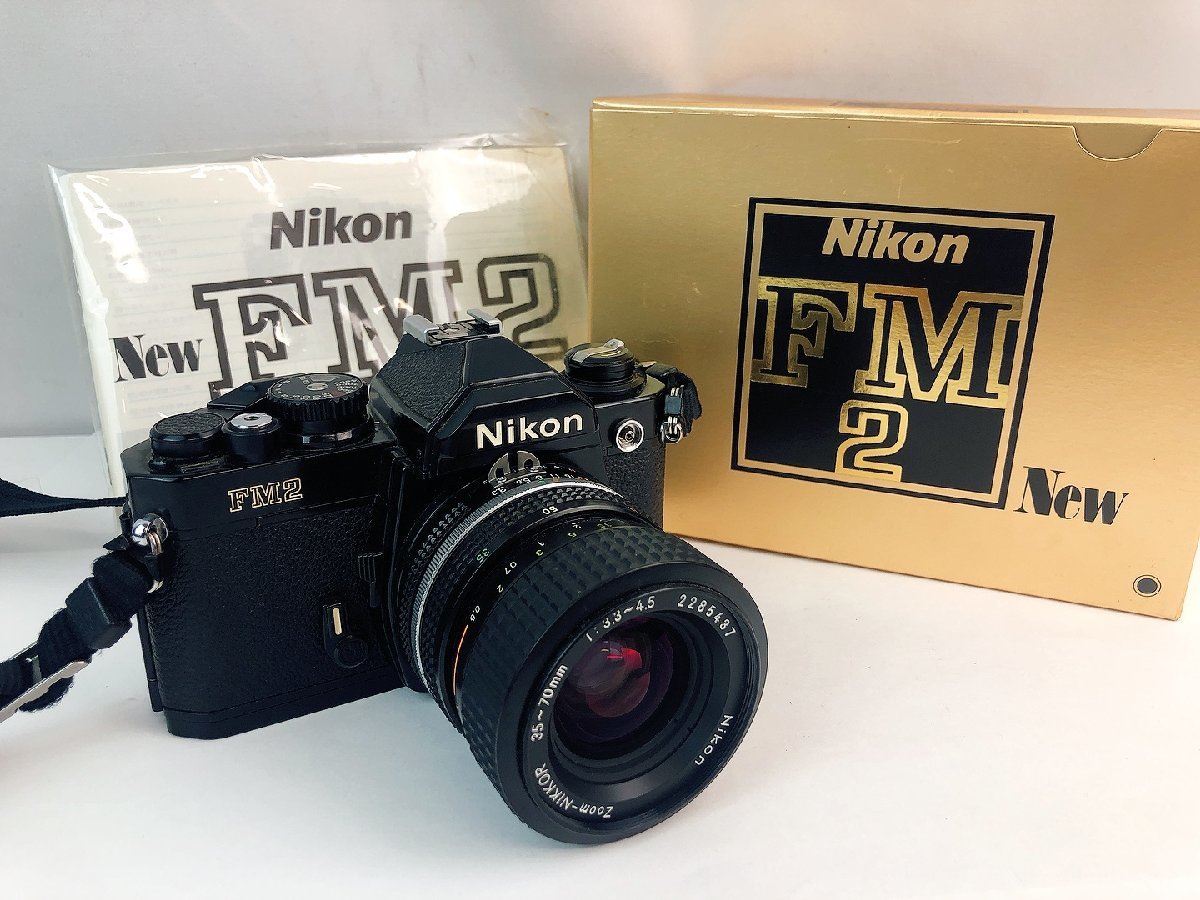 1円]スタート Nikon ニコン New FM2 : 35-70mm F3.3-4.5 一眼レフ