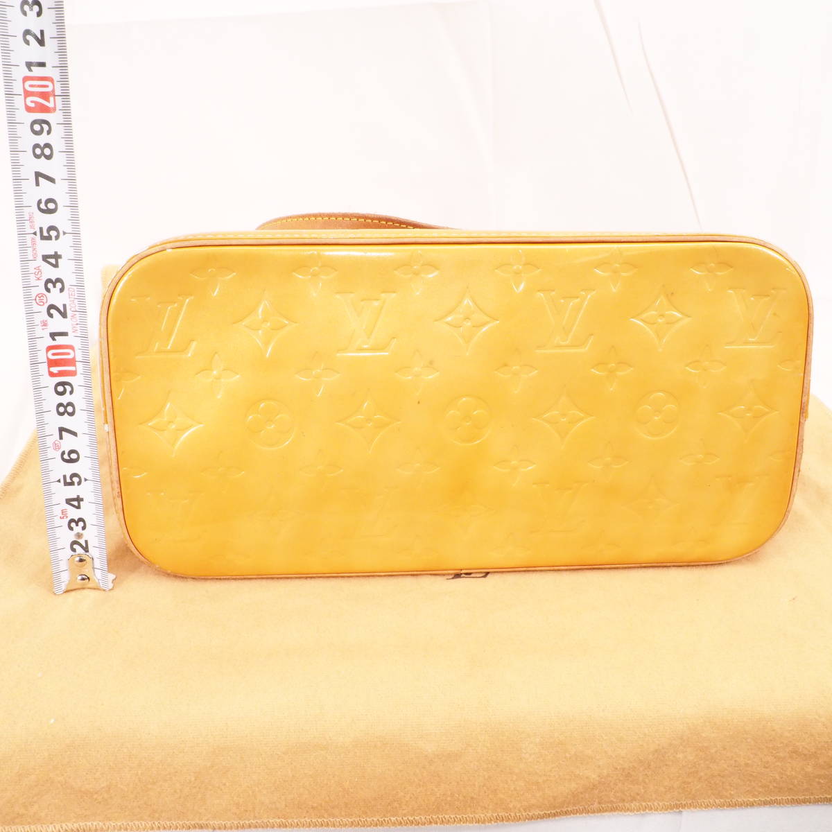 LOUIS VUITTON Shoulder Bag M91055 Houston Monogram Vernis yellow Women –