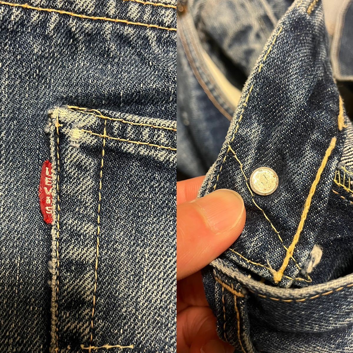 35/34 levis 50s 60s 501xx ギャラ無し BIGE 赤耳 ビンテージ デニム