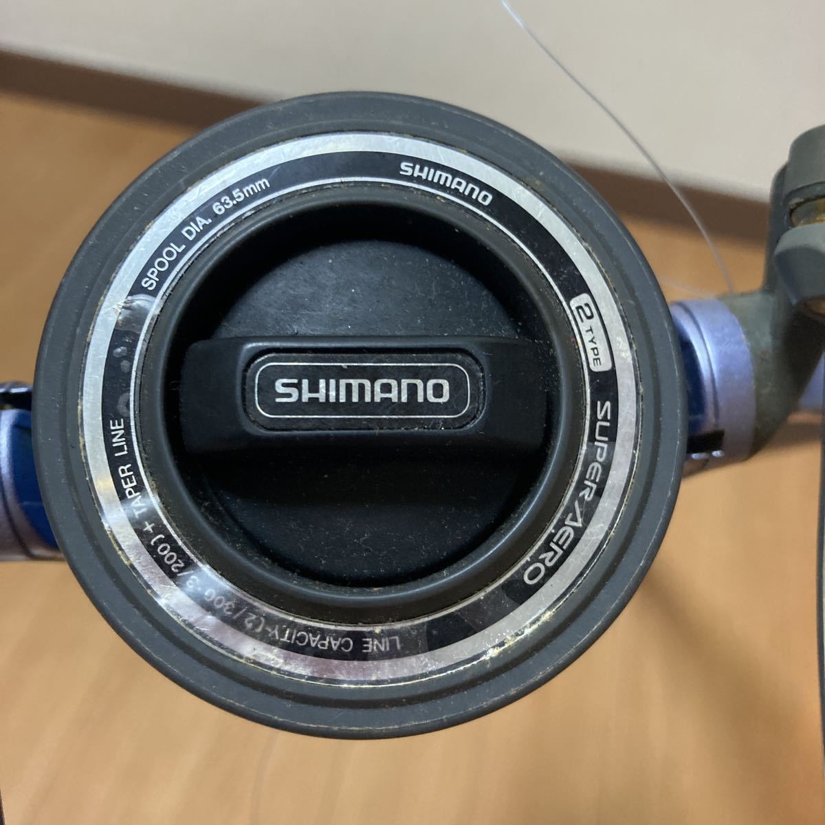 投げ釣りセット リール／ロッド／ロッドケース★リール：SHIMANO SUPER AERO 5000／振出 投竿：SERA WebShock 25-450／ロッドケース_画像9