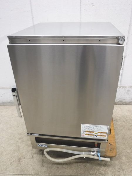 C1988* Work 2015 year * steamer STM2-07 100V W480×D480×H760[ safe 1. month with guarantee ] Tochigi Utsunomiya used business use kitchen equipment 