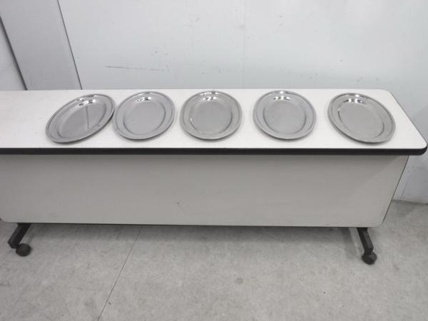7977◆ステンレス製◆小判皿5枚セット 355×240 栃木 宇都宮 中古 業務用 厨房機器