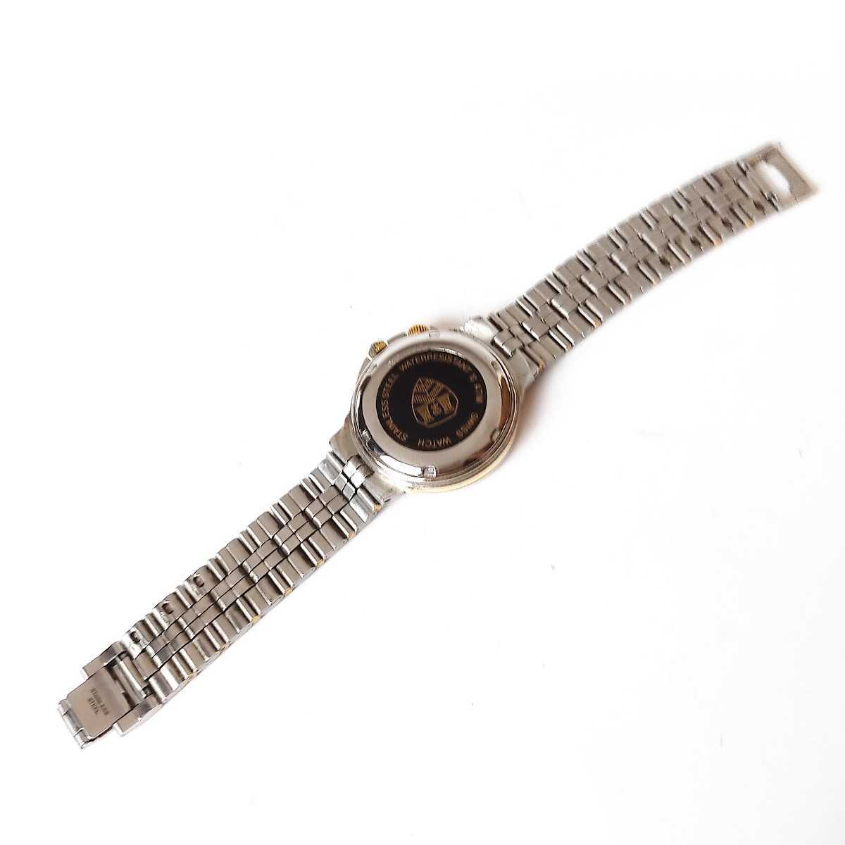 1494円 最大65%OFFクーポン 動作品 ROVENTA HENEX ロベンタへネックス GMT デイト カレンダー SWISS MADE スイス製 メンズ腕時計 稼働品 c381