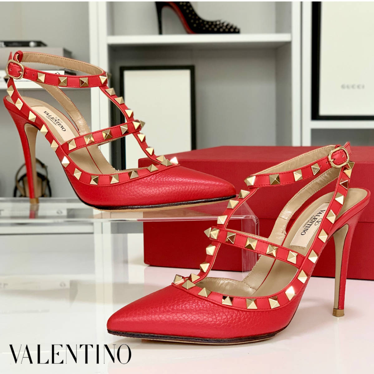 極美品 VALENTINO ハイヒール-