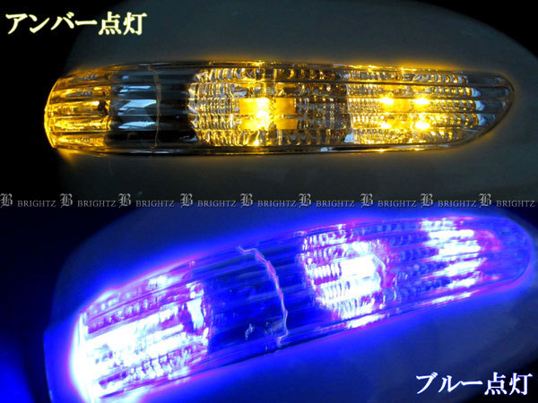 カローラランクス 後期 ZZE122 ZZE123 LED サイド ドア ミラー カバー 未塗装 ガーニッシュ ベゼル パネル モール MIR－SID－155_画像4