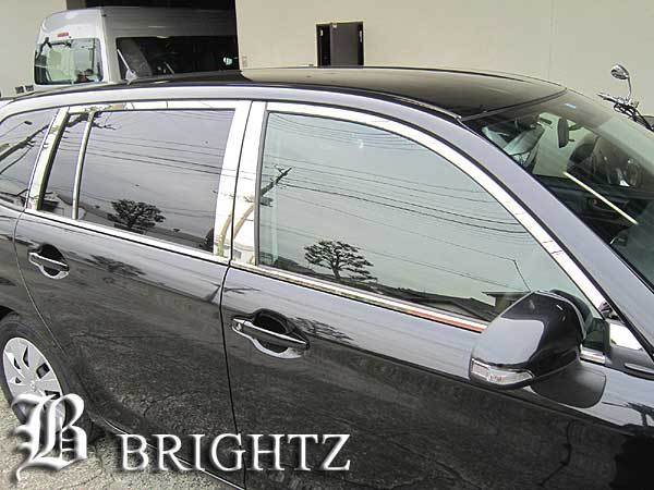  Corolla Fielder 160 NZE161G NZE164G супер зеркальный нержавеющая сталь металлизированный окно молдинг 4PC уплотнитель покрытие WIN-SIL-056