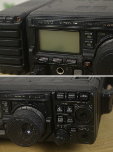 高品質の激安 ヤエス FT-897 FC-30のジャンク2点セット+マイク