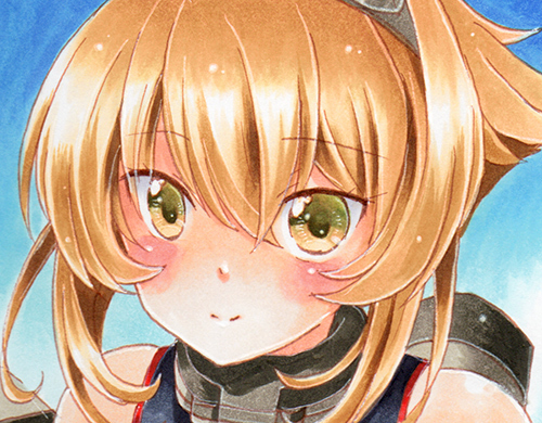 同人手描きイラスト 陸奥 艦これ 艦隊これくしょん 色紙 的详细信息