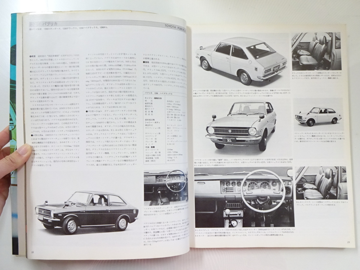 E4G CARグラフィック別冊/1977年の乗用車 国産車篇_画像3