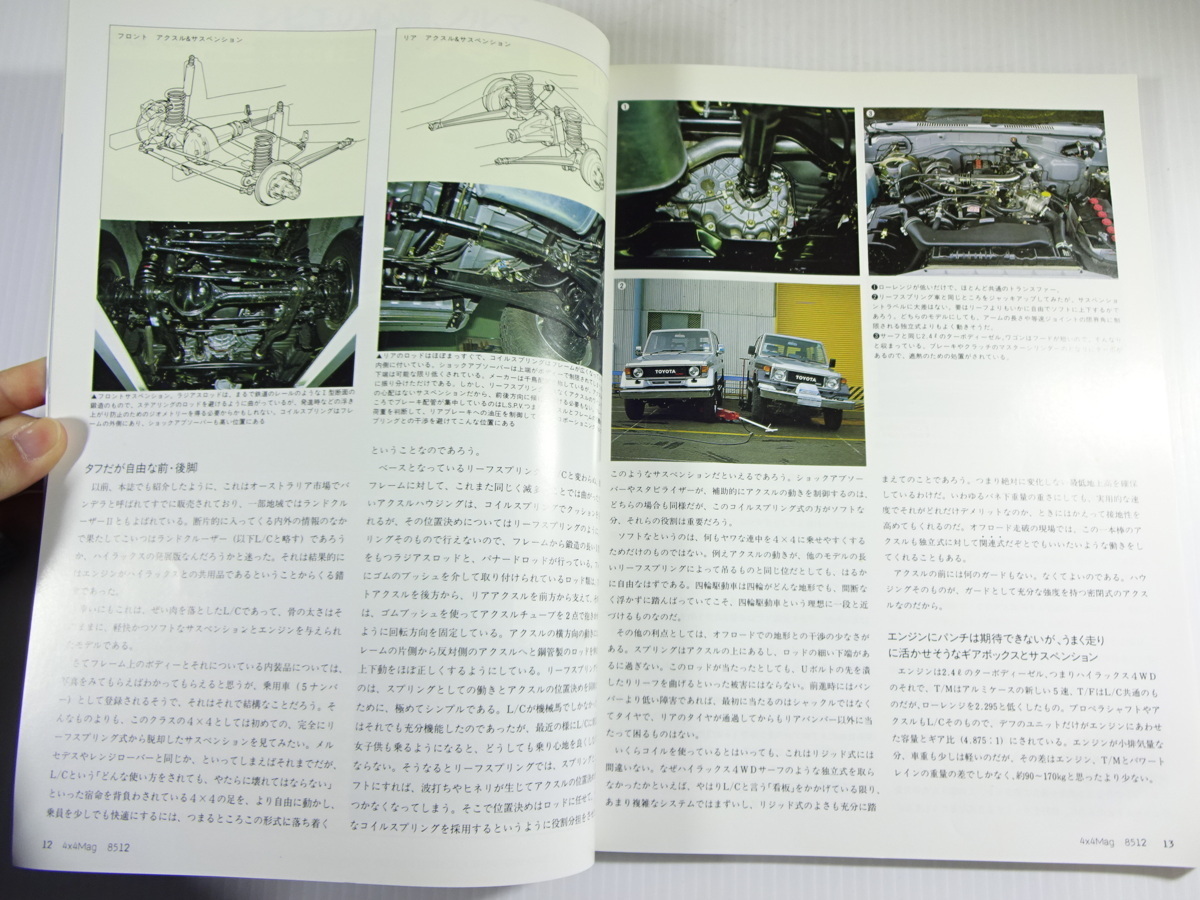 4×4MAGAZINE/1985-2/ランドクルーザーワゴンSX5　プレーリー_画像3