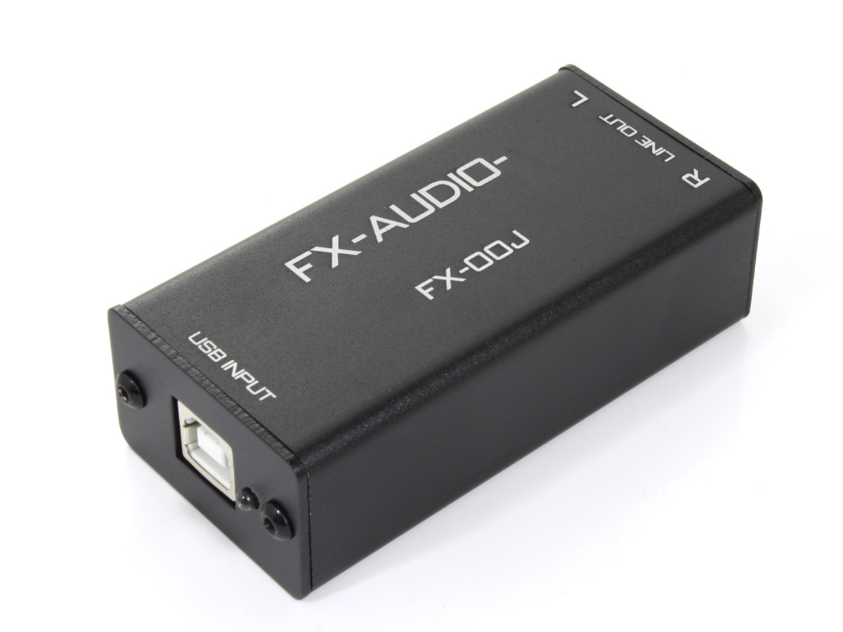 FX-AUDIO- FX-00J USB バスパワー駆動DAC ESS社製ES9023P搭載 USB接続で高音質RCA出力 ハイレゾ対応_画像2