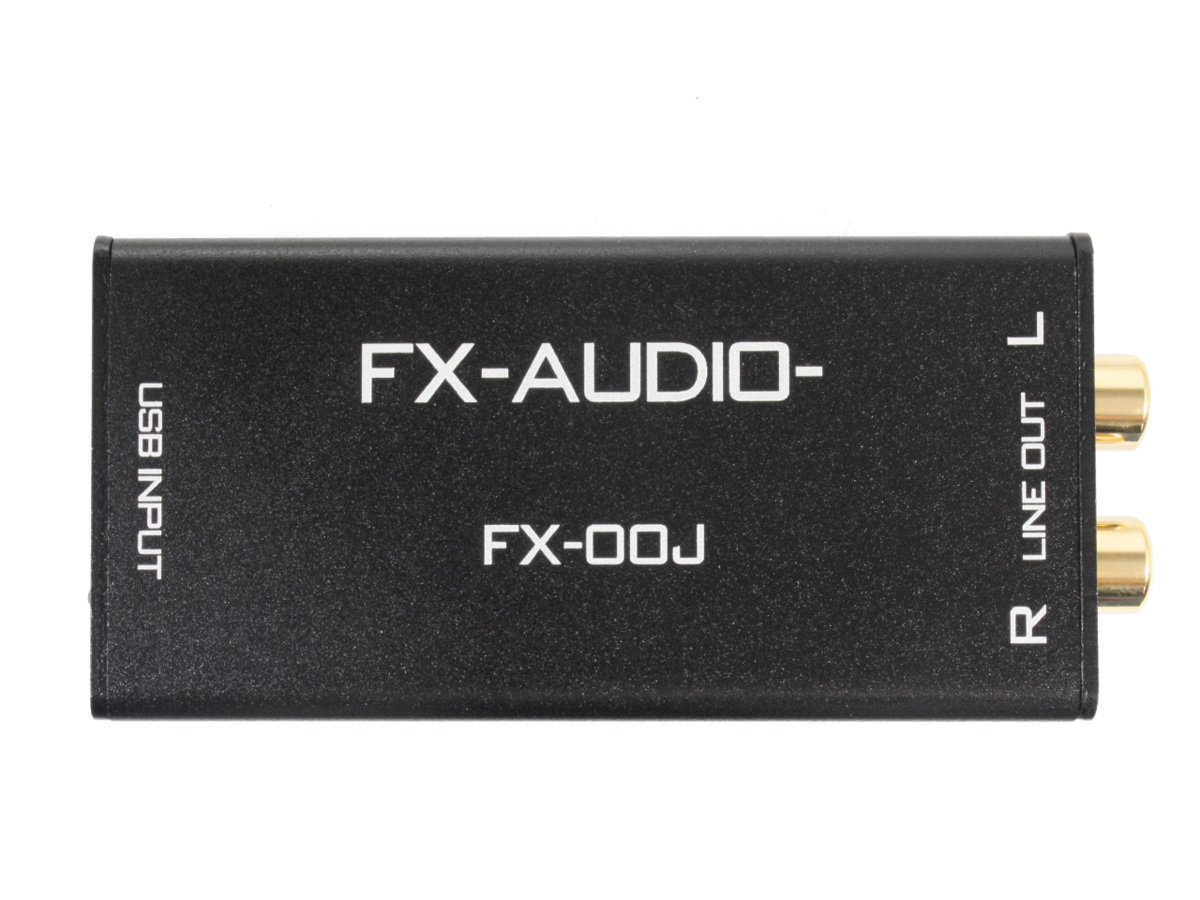 FX-AUDIO- FX-00J USB バスパワー駆動DAC ESS社製ES9023P搭載 USB接続で高音質RCA出力 ハイレゾ対応_画像3