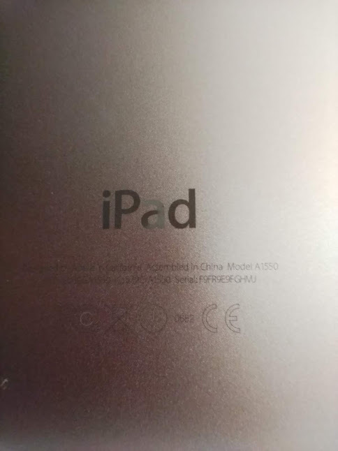 【動作品/docomo SIMロック未解除/送料無料】Apple iPad mini 4 Wi-Fi + Cellular 16GB MK712J/A [ゴールド]_画像3