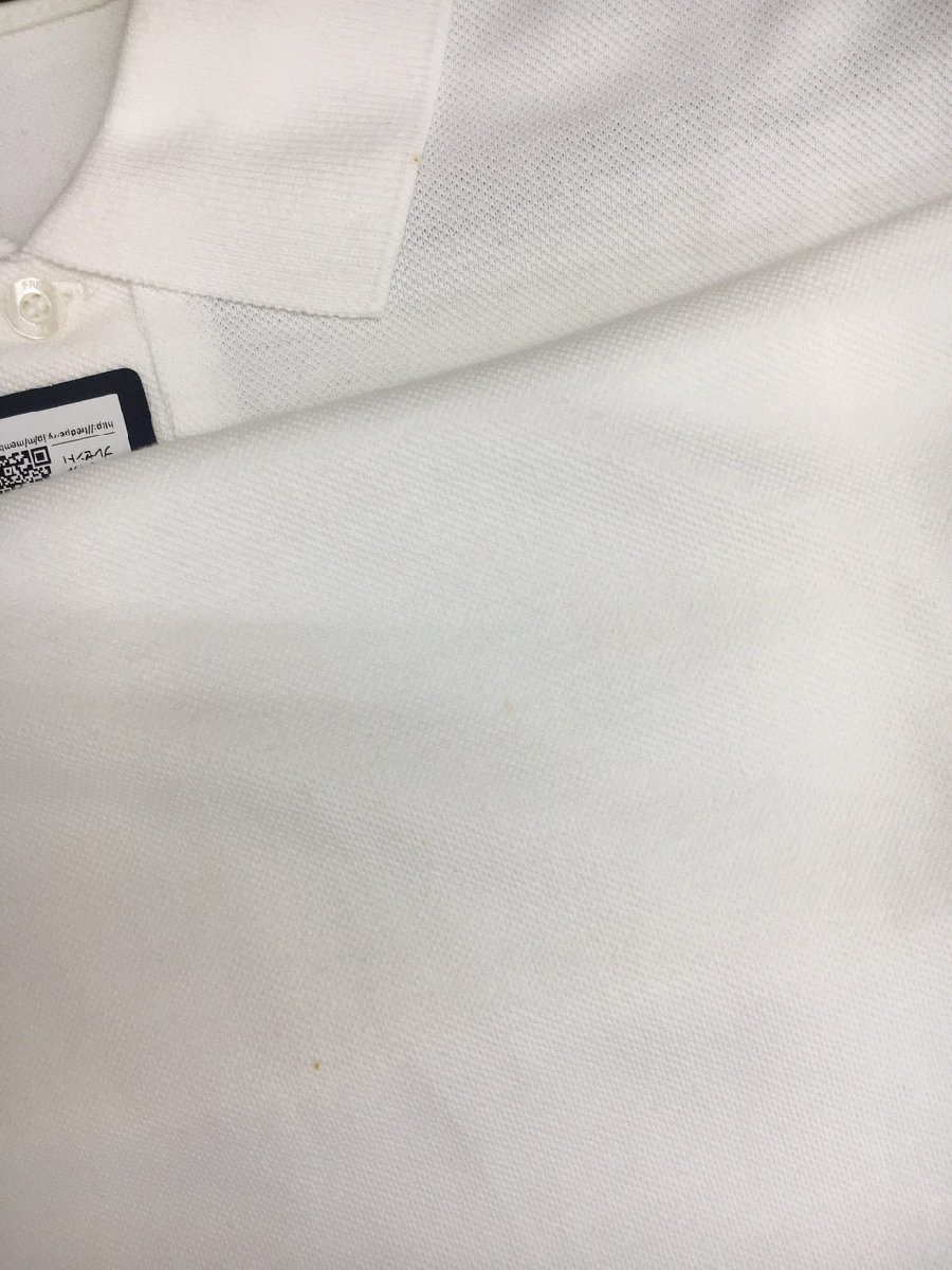 フレッドペリー FRED PERRY ポロシャツ 38 ホワイト 英国製 未使用 2204WR115_画像6