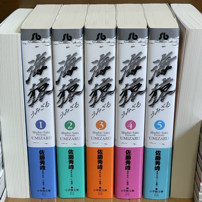 【 海猿 】 文庫版コミック（佐藤秀峰）：全５巻（小学館文庫） ／ 全巻初版帯付き美品の画像1