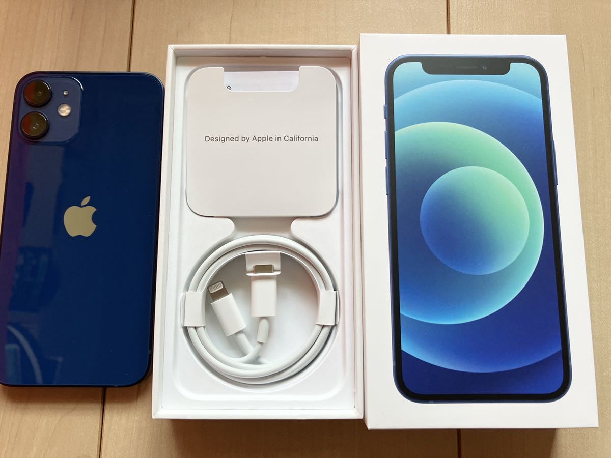 iPhone12 mini 128GB ブルー SIMフリー 残債無し dinkes.kendalkab.go.id