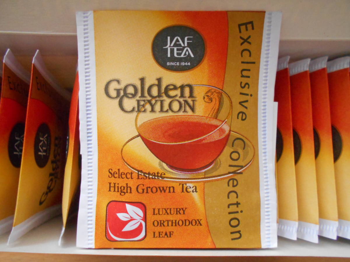 紅茶 ゴールデンセイロン ジャフティー JAFTEA スリランカ茶葉100％使用 1.5g1袋 新品 _画像9