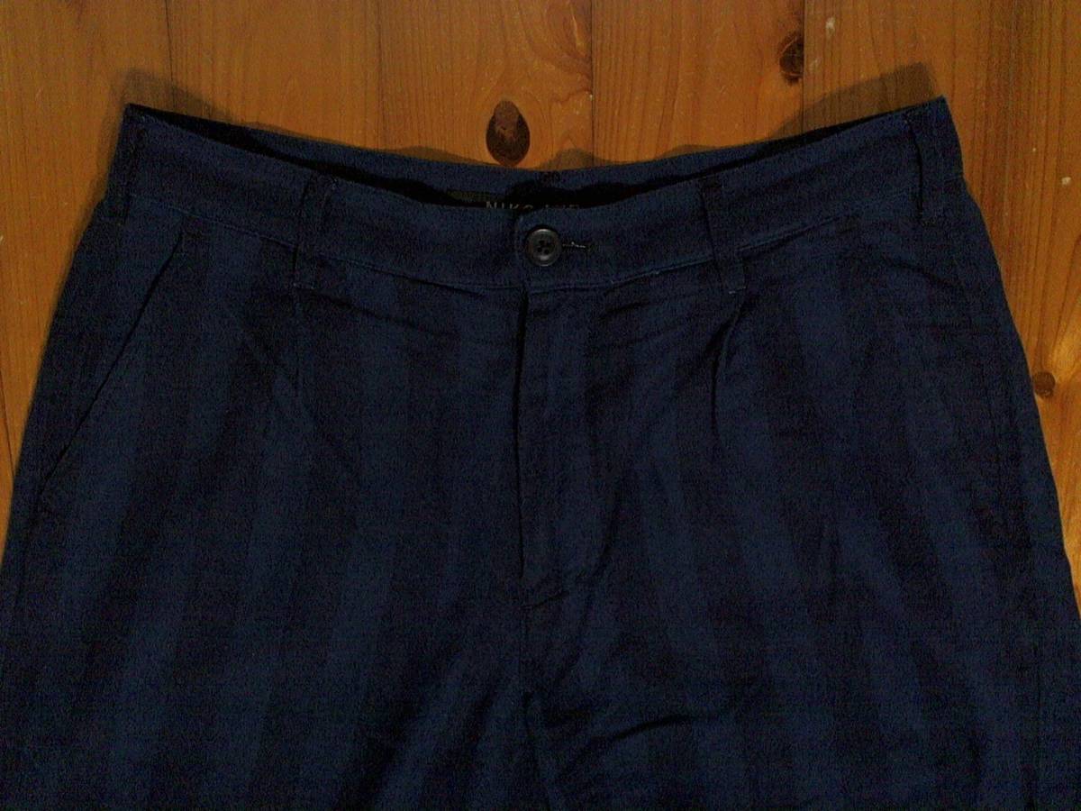 * color .. have * Nico and *NIKO AND...* short pants shorts cotton pants 3 dark blue stripe 