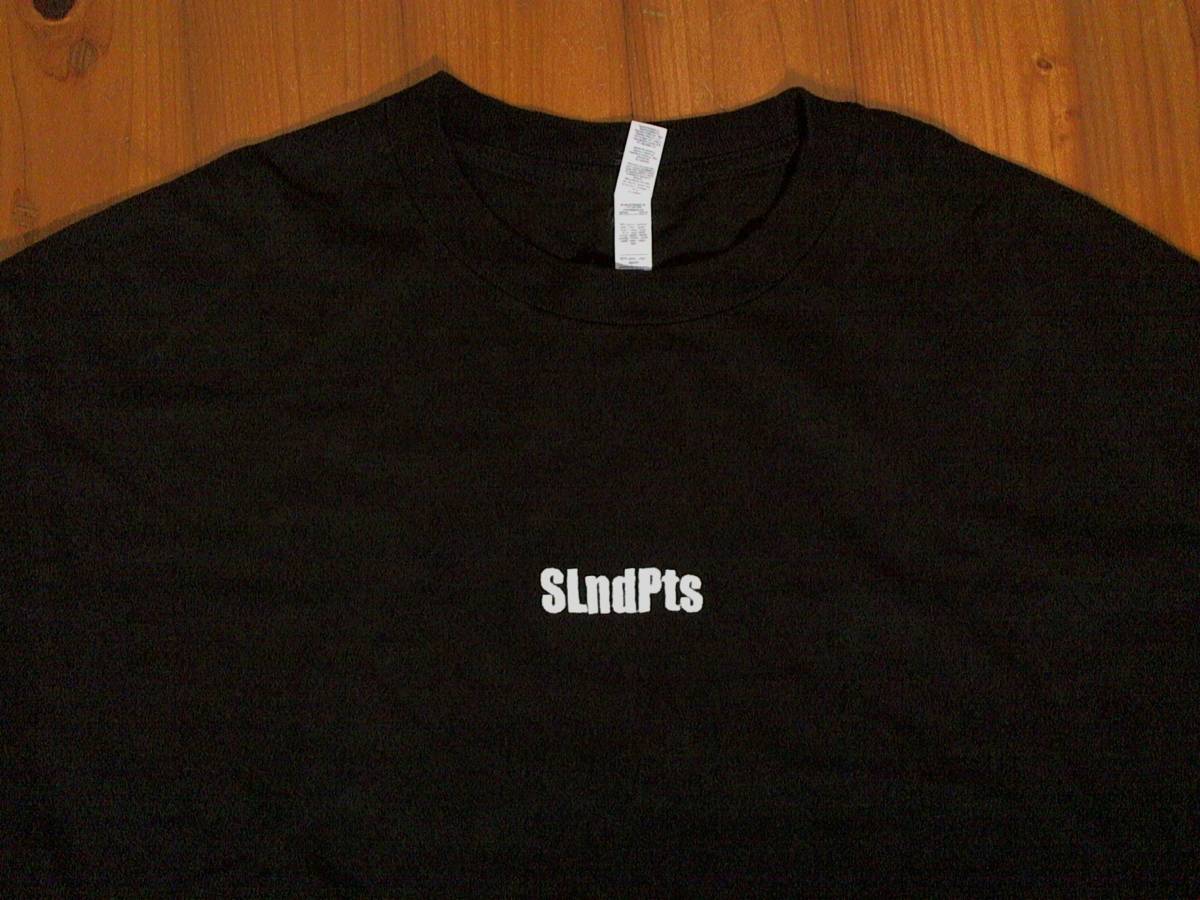 ★ALSTYLE★『SLNDPTS』胸刺繍ロゴプリント半袖Tシャツ コットンＴシャツ XL 黒 ブラック_画像2