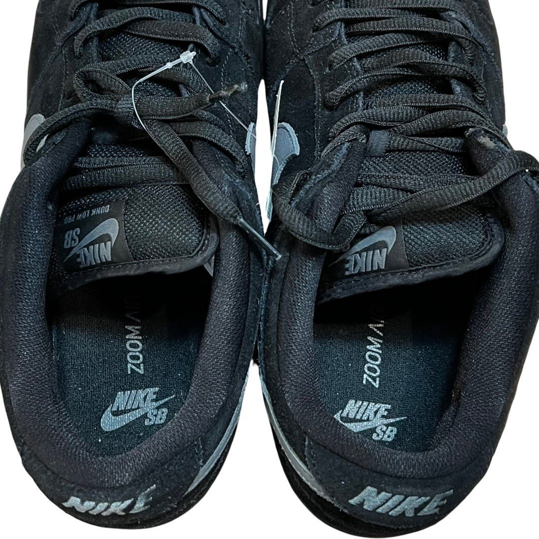 ナイキ NIKE SB DUNK LOW PRO ダンクロー black/cool grey-black-blk bq6817-010 スニーカー ブラック 29cm N /X_画像9