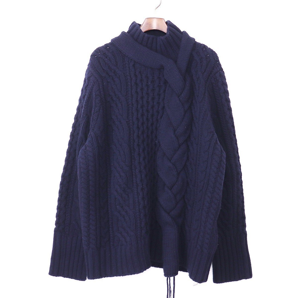 ファッション通販】 ローゲージ SACAI モックネック knit サカイ 19