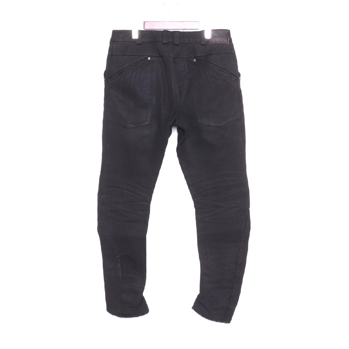 定価49500円 デヴォア DEVOA 21AW Slim pants Heavy washi denim スリム デニムパンツ ブラック 4 /U /X_画像2