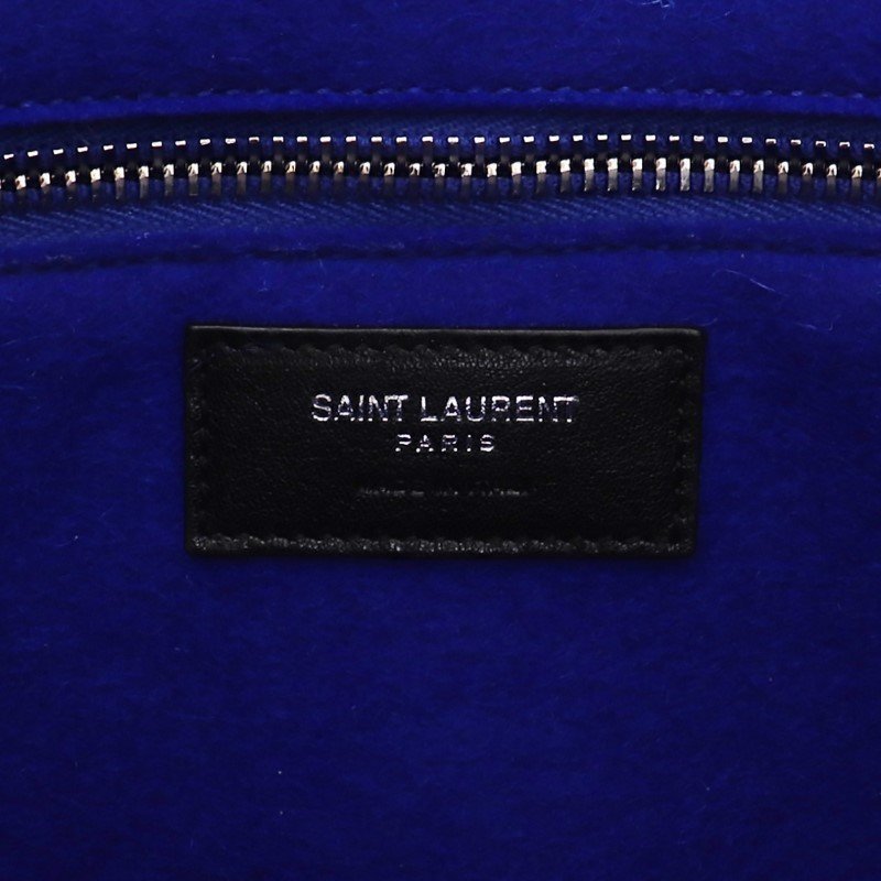 SAINT LAURENT RIVE GAUCHE TOTE BAG ブルー サンローラン SAINT LAURENT RIVE GAUCHE TOTE BAG ブルー サンローラン