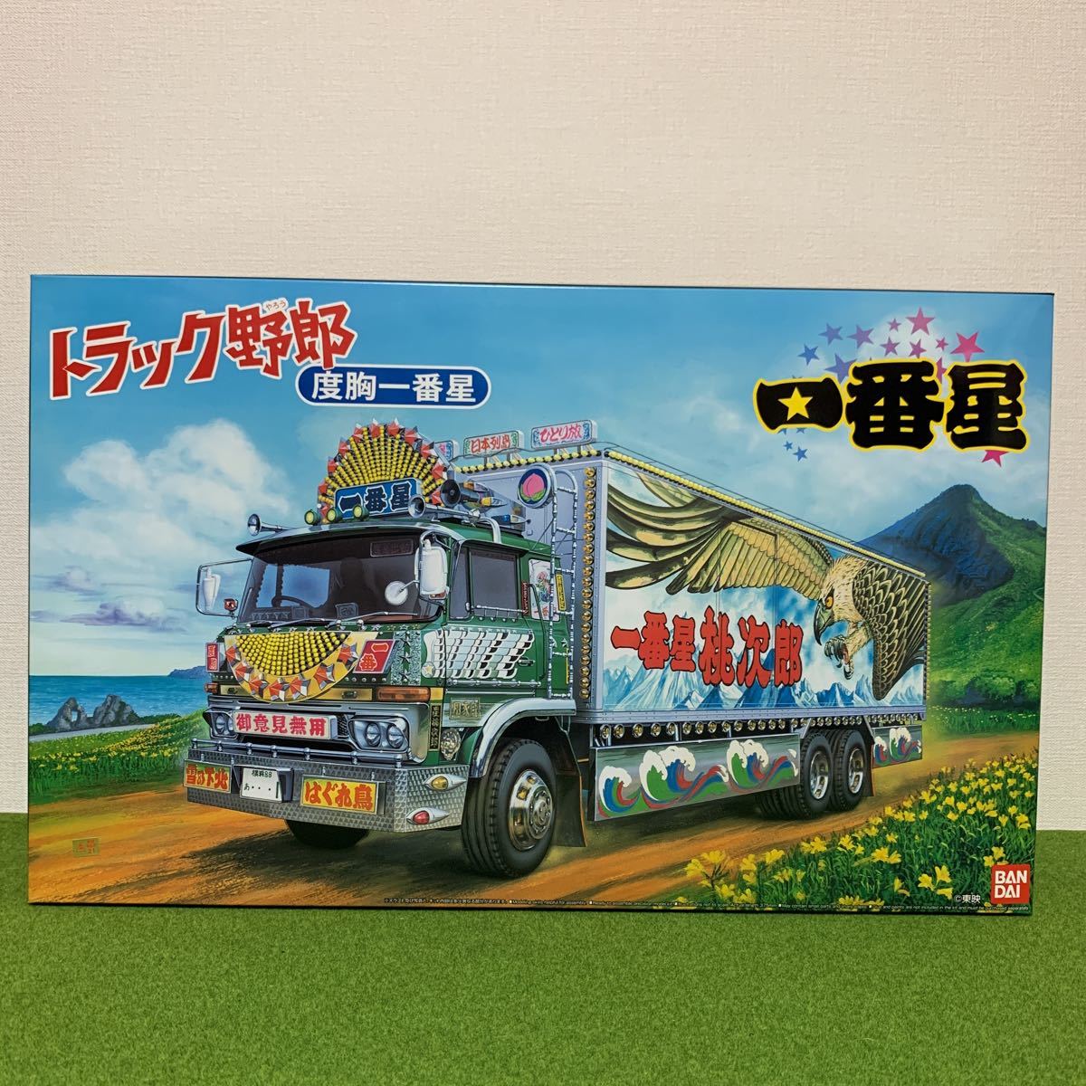ヤフオク! - アオシマ 1/32 トラック野郎 度胸 一番星 プラモデル...