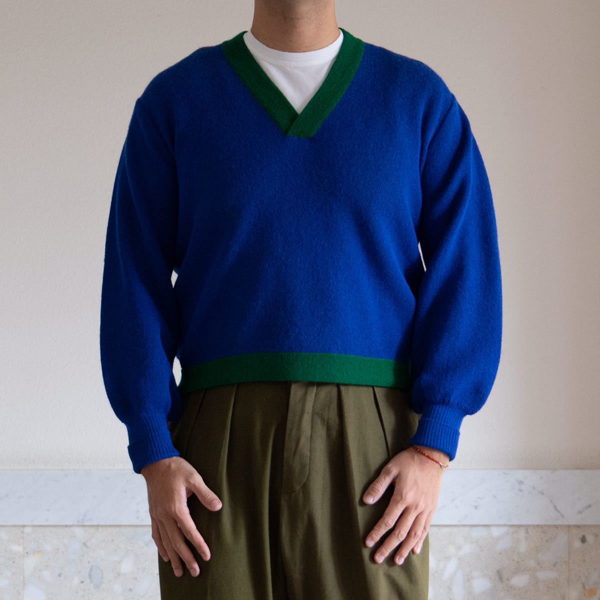 未使用品】60s EURO Vintage ユーロ ヴィンテージ Parka Vネック