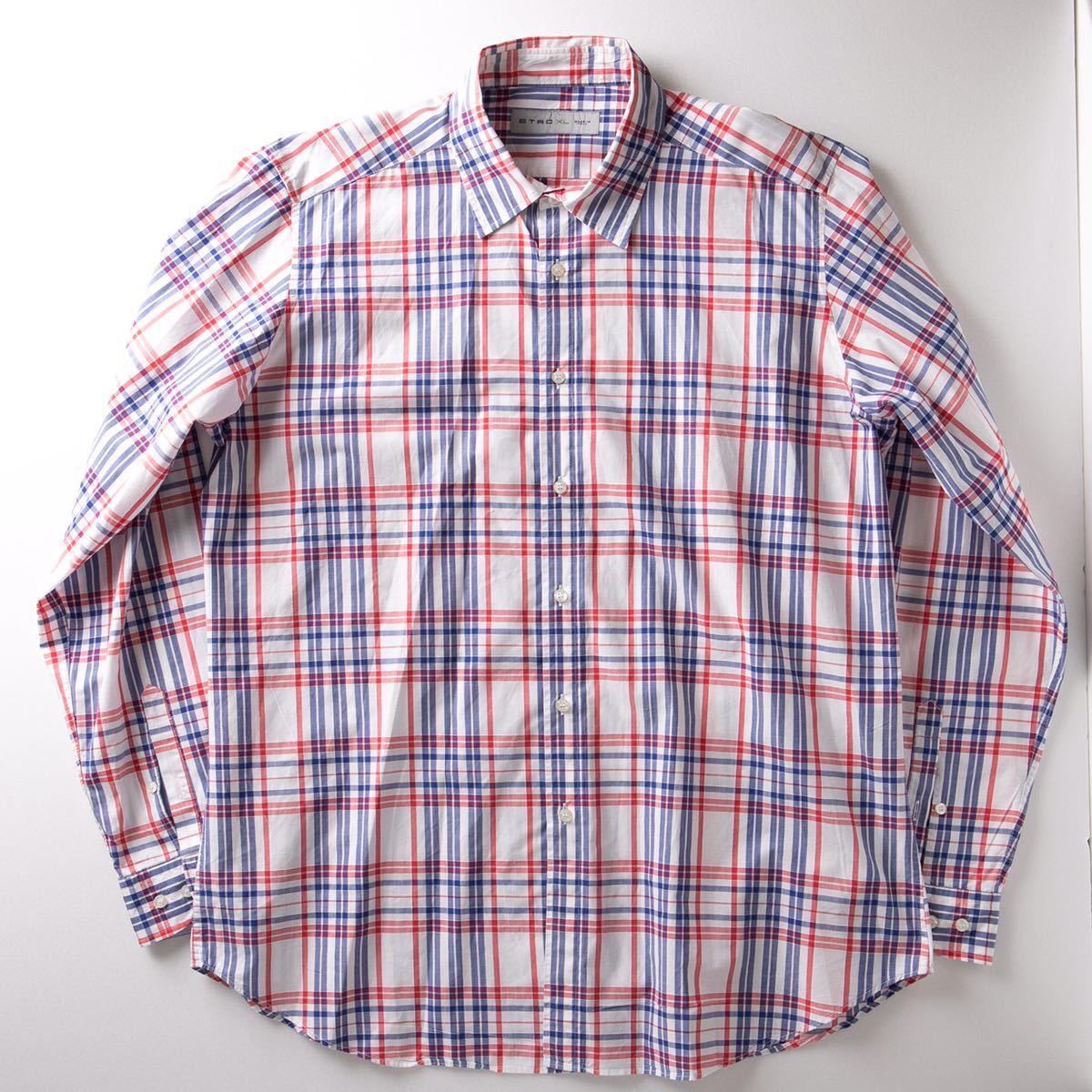 半額SALE/ 【未使用】ETRO エトロ ミックスドレスシャツ シャツ