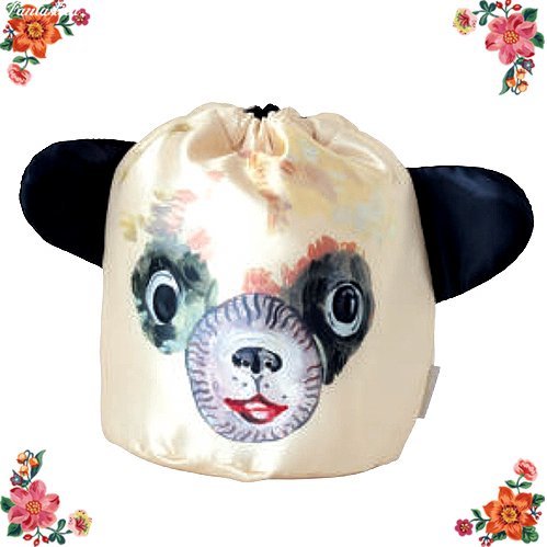 [nata Lee *rete] draw -тактный кольцо * сумка Panda Panda * кукла. мешочек сумка Франция Париж Nathalie Letekichu retro paris