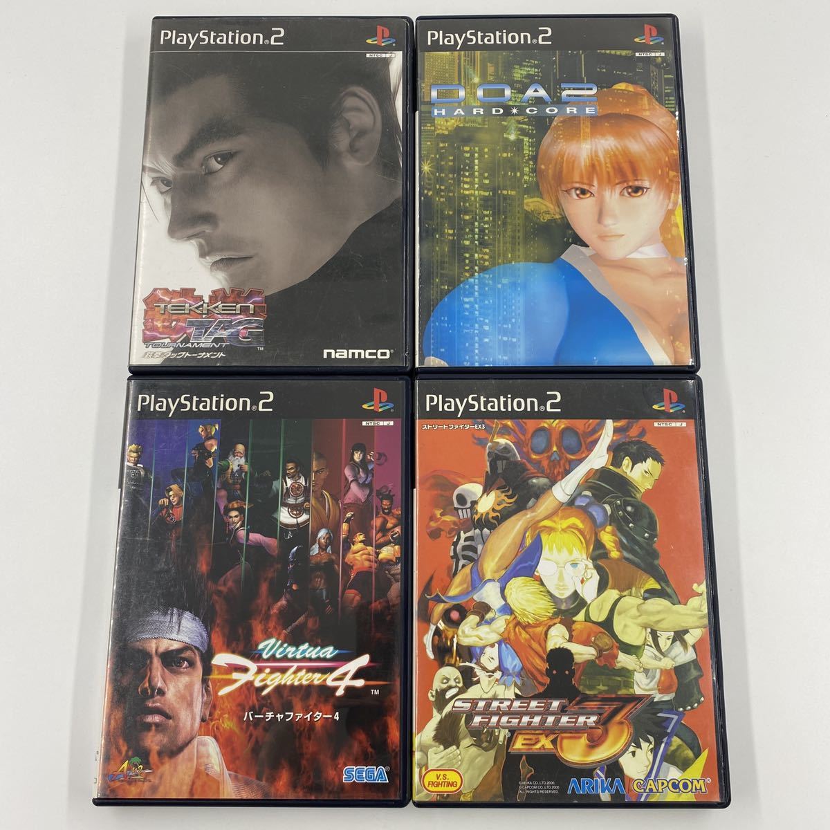 PS2 鉄拳　デッドオアアライブ　バーチャファイター　ストリートファイター