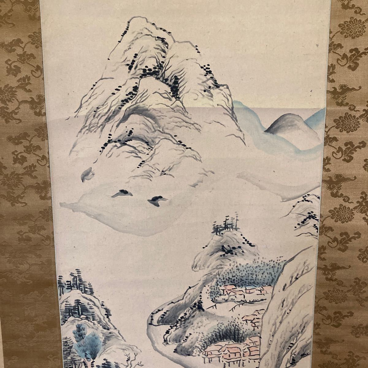 池大雅 秋景山水之図 掛軸 5 池大雅 秋景山水之図 掛軸 5