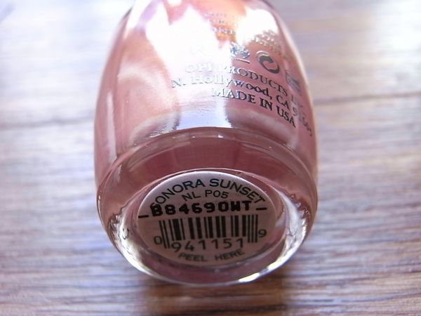 新品即決●廃盤●OPI●P05 Sonora Sunset 補償付き