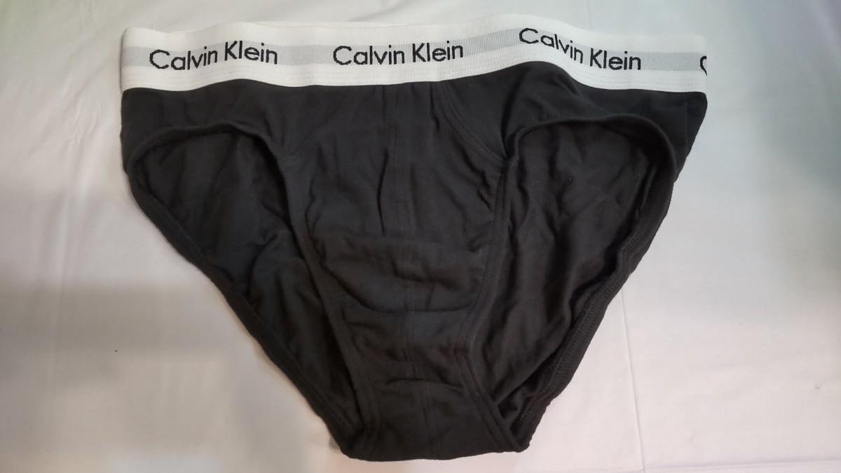 Calvin Klein(カルバンクライン）コットンストレッチブリーフ　Sサイズ（目安ウエスト:７１~７６cm）　ブラック