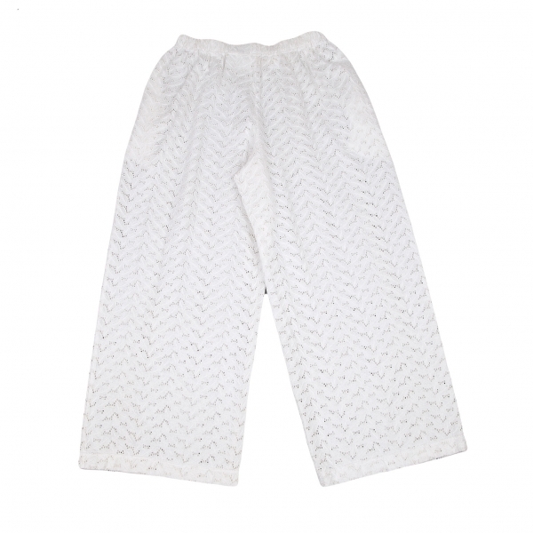 人気絶頂 コムデギャルソンCOMME des GARCONS コットンリーフレース総