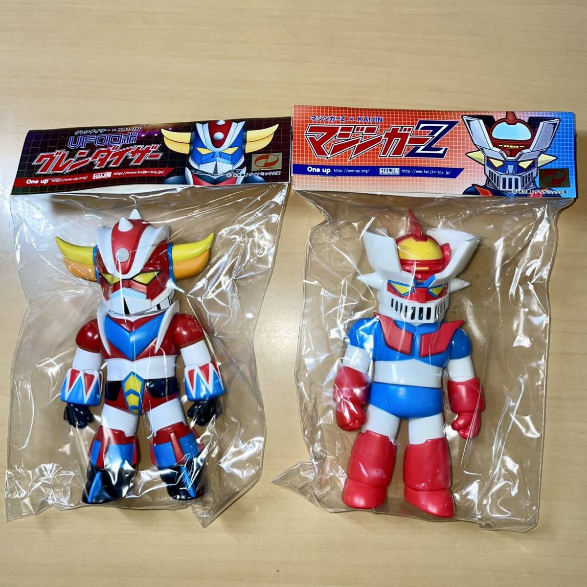 2体セット KAIJIN x One up. マジンガーZ グレンダイザー sofvi カイジン ワンアップ ソフビ 永井豪 マジンガーZ Mazinger ラスト1