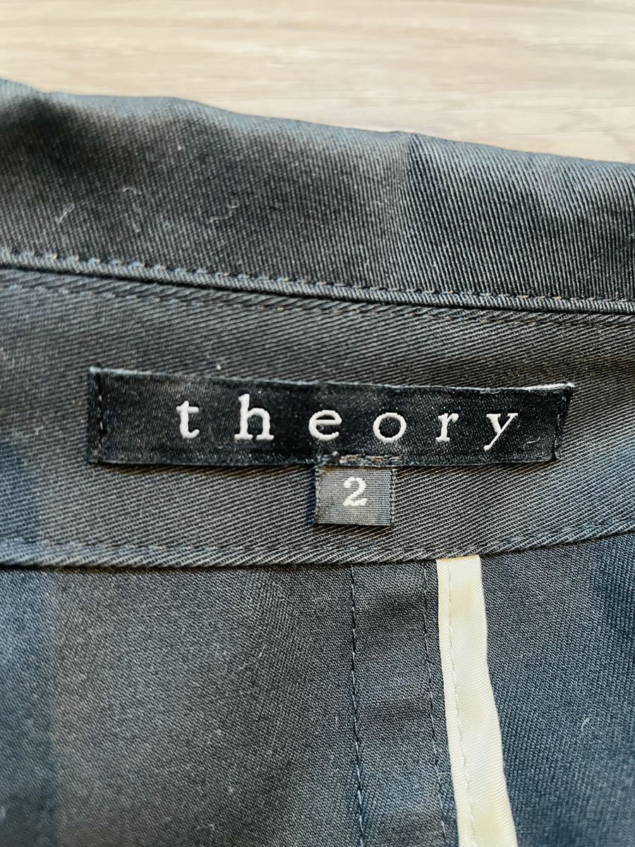 セオリー　theory トレンチコート　黒　ブラック　コート　3 シーズン_画像5