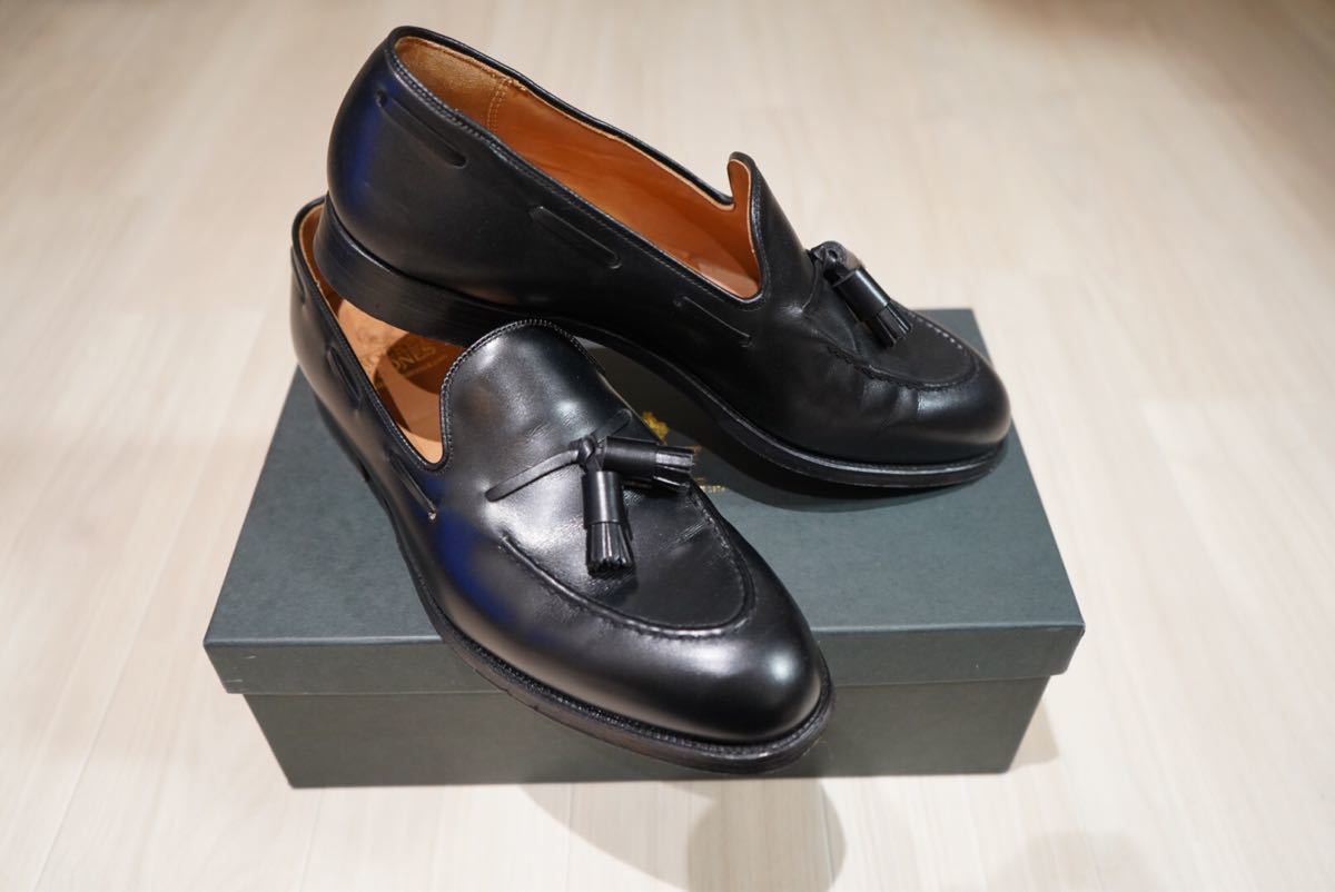 【美品】CROCKETT&JONES クロケット&ジョーンズ CAVENDISH2 黒革 箱付き