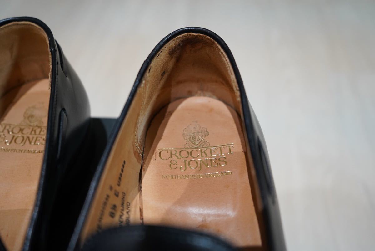 【美品】CROCKETT&JONES クロケット&ジョーンズ CAVENDISH2 黒革 箱付き